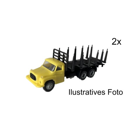 H0 - Tatra 148 přepravník dřeva 2 ks KIT