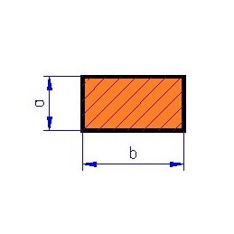 Mahagonový hranolek 300 x 3.2 x 6.3 mm