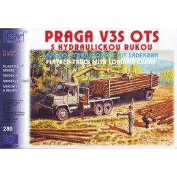 H0 - Praga V3S OTS. oplenová souprava. stavebnice
