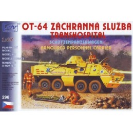 H0 - OT-64 Skot. Záchranná služba Transhospital . stavebnice