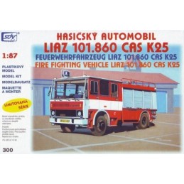 H0 - Liaz 101.860. hasičský automobil . stavebnice