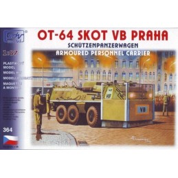 H0 - OT-64 Skot VB Praha. stavebnice