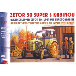 H0 - Zetor 50 Super s kabinou. stavebnice