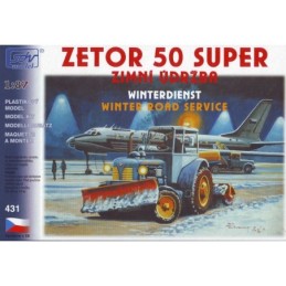 H0 - Zetor 50 Super. zimní údržba. stavebnice