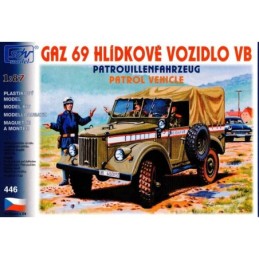 H0 - Gaz 69. hlídka VB. stavebnice