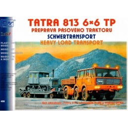 H0 - Tatra 813 6x6 TP. P-20. DT54. stavebnice