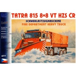 H0 - Tatra 815 8x8 VT. HZS ČR. Hlučín. stavebnice