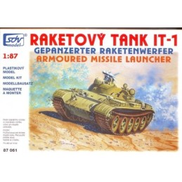 H0 - IT-1. raketový tank . stavebnice