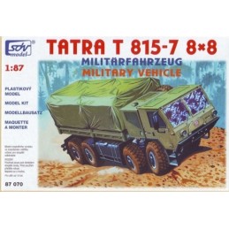 H0 - Tatra 815-7 8x8. valník s plachtou. stavebnice