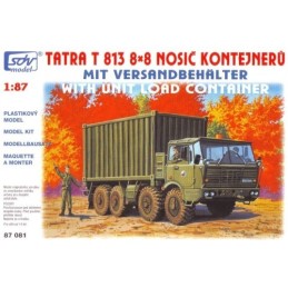 H0 - Tatra 813 8x8 nosič kontejnerů . stavebnice