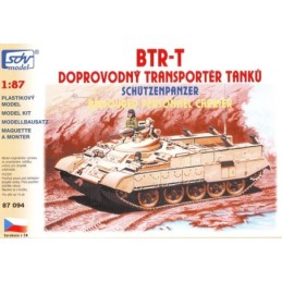 H0 - BTR-T. tankový transportér . stavebnice