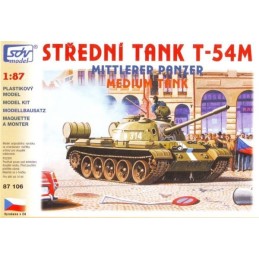 H0 - T-54M . stavebnice