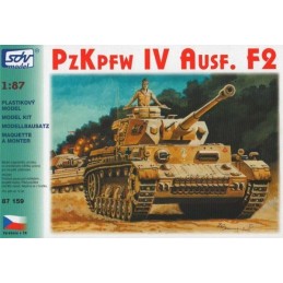 H0 - PzKpfw IV Ausf. F2. stavebnice