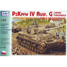 H0 - PzKpfw IV Ausf. G. první produkce. stavebnice