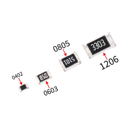 10x R0805 - 3k3 - 1% resistor.