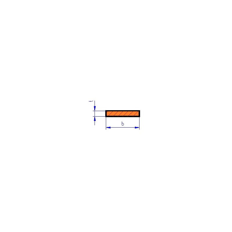 Phosphor bronze strip 305 x 1 x 0.135 (2pcs)