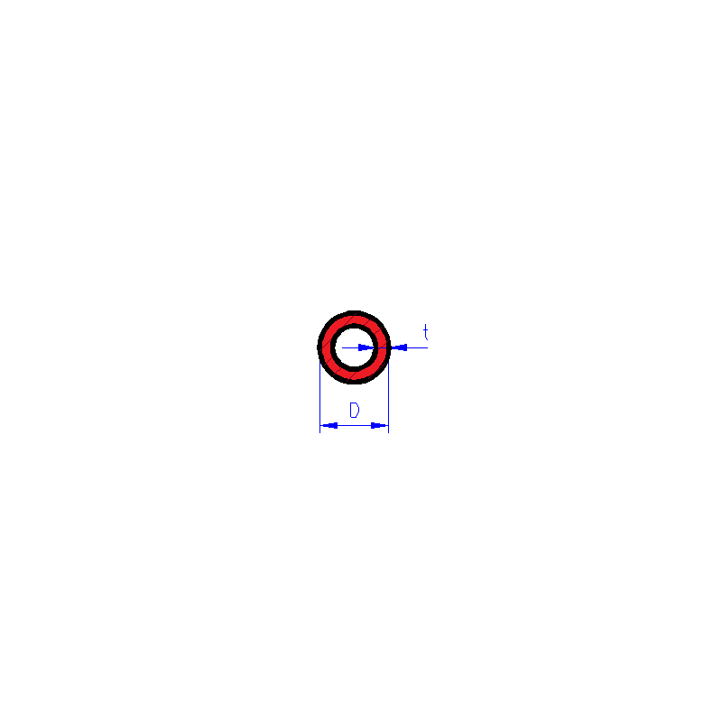 Trubka Cu 305 x ø3 / 0.45 mm - 4 ks