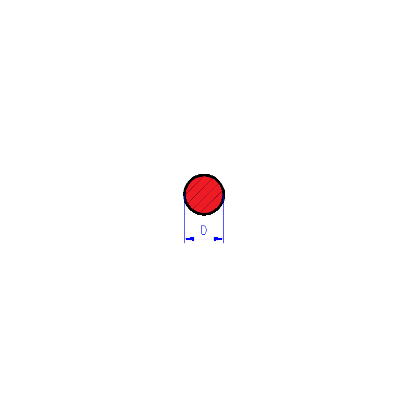 Měděná tyč ø1.6 mm (1/16"), délka 305 mm (5 ks)