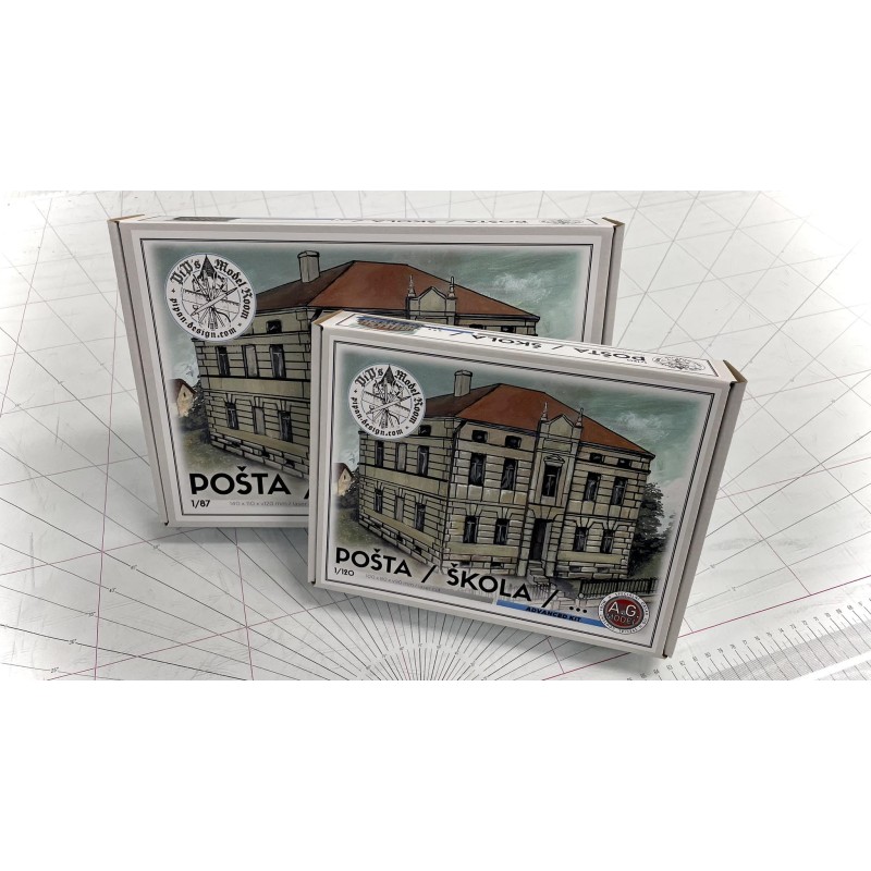 H0 - Post Office / School / Official Building (kit)