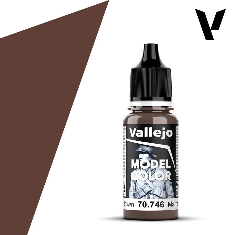 Vallejo Model Color 70746 Chestnut Brown (18ml)