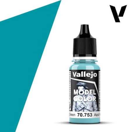 Vallejo Model Color 70753 Light Blue Green (18ml)