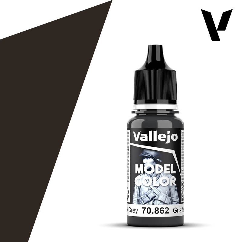 Vallejo Model Color 70862 Black Grey (17ml)