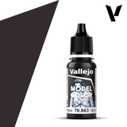 Vallejo Model Color 70863 Gunmetal Grey (17ml)