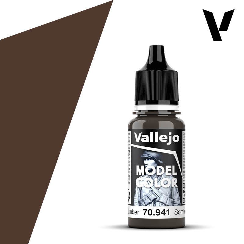 Vallejo Model Color 70941 Burnt Umber (17ml)