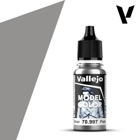 Vallejo Model Color 70997 Silver (17ml)