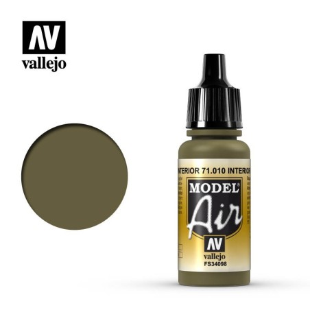 Vallejo Model Air 71010 Interior Green (17ml)