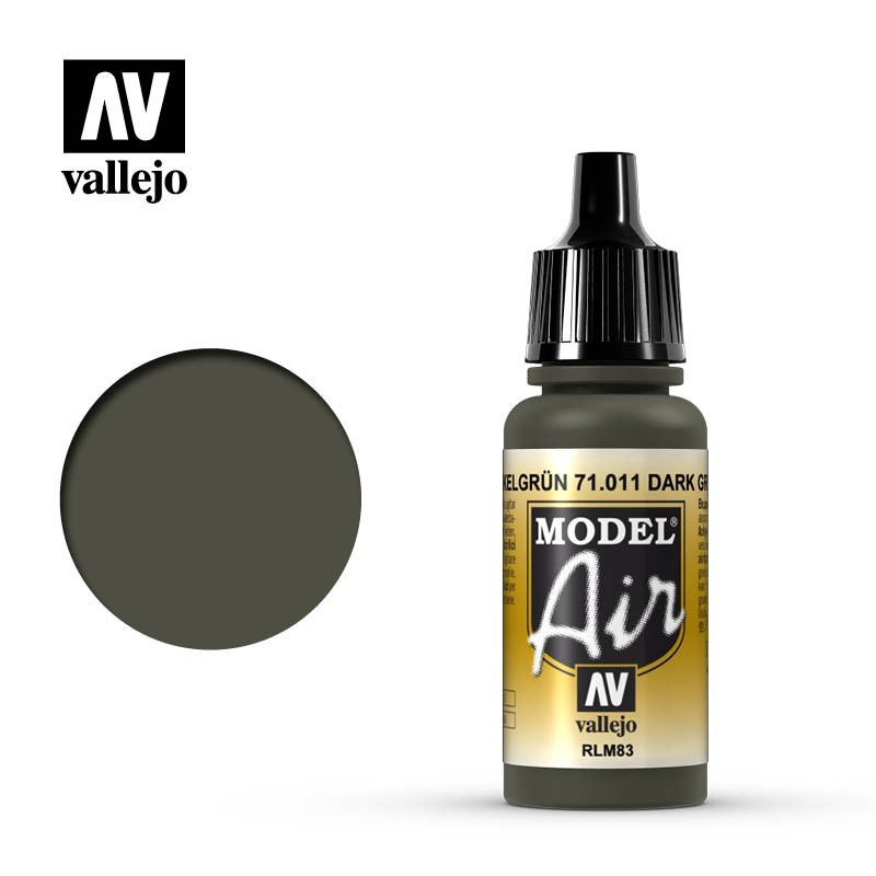 Vallejo Model Air 71011 Dark Green RLM83 (17ml)