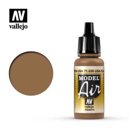 Vallejo Model Air 71026 US Flat Brown (17ml)