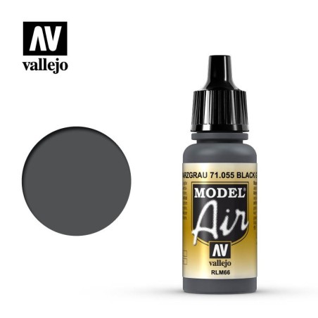 Vallejo Model Air 71055 Black Grey RLM66 (17ml)