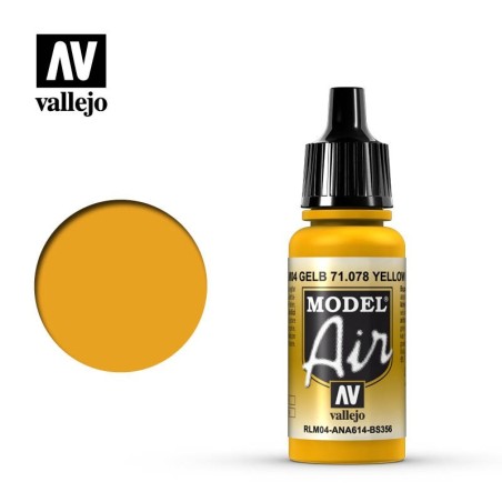 Vallejo Model Air 71078 Yellow RLM04 (17ml)