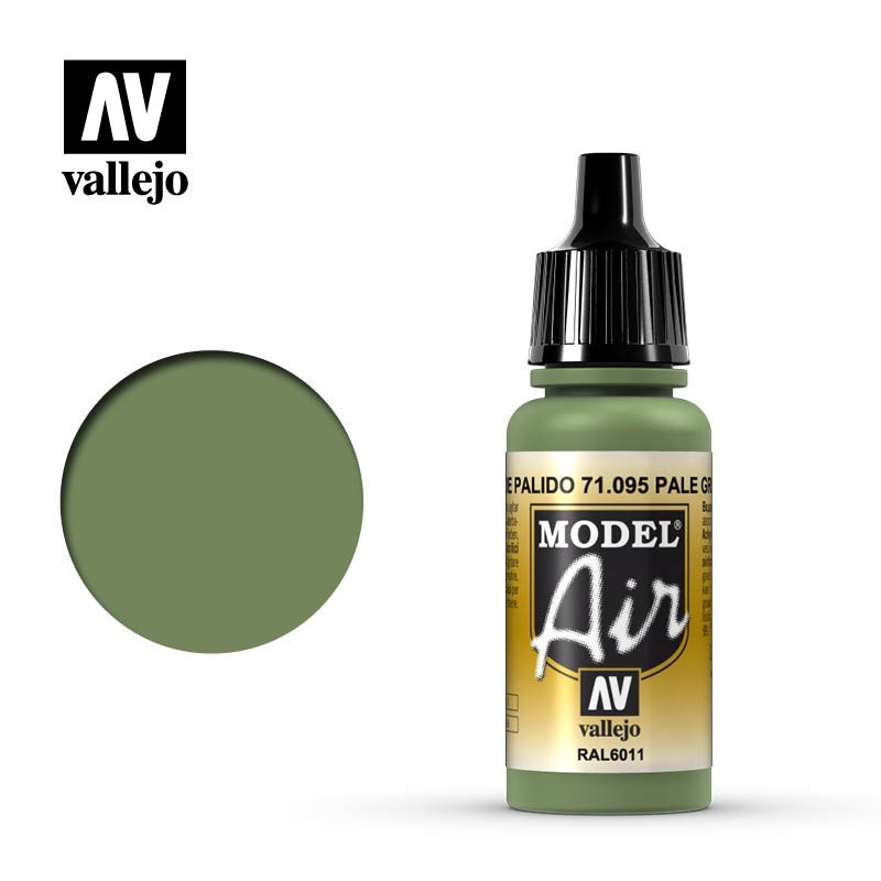 Vallejo Model Air 71095 Pale Green (17ml)