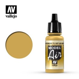 Vallejo Model Air 71107 US Interior Yellow (17ml)