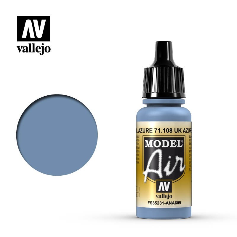 Vallejo Model Air 71108 UK Azure Blue (17ml)