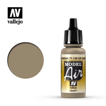 Vallejo Model Air 71138 US Sand (17ml)