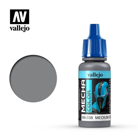 Vallejo Mecha Color 69038 Medium Grey (17ml)