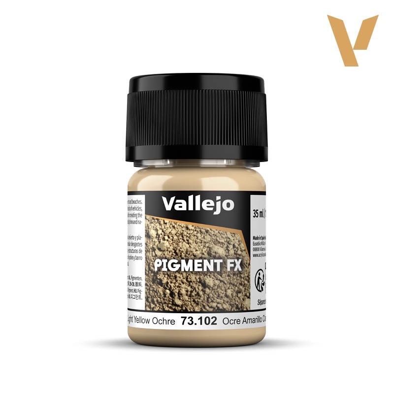 Vallejo Pigments 73102 Light Yellow Ochre (35ml)