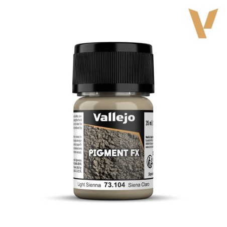 Vallejo Pigments 73104 Light Sienna (35ml)