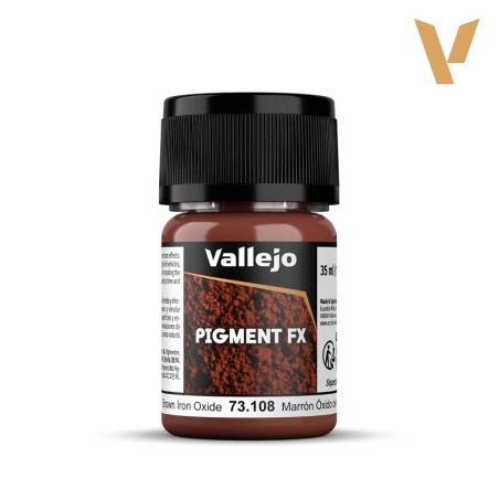 Vallejo Pigments 73108 Brown Iron Oxide (35ml)