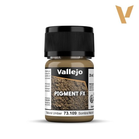 Vallejo Pigments 73109 Natural Umber (35ml)