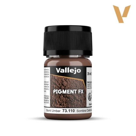 Vallejo Pigments 73110 Burnt Umber (35ml)