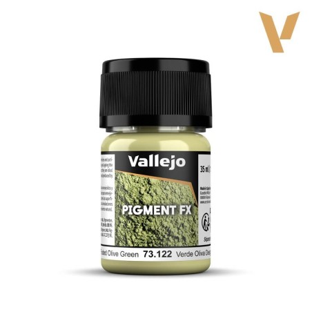 Vallejo Pigments 73122 Faded Olive Green (35ml)