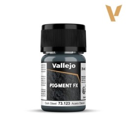 Vallejo Pigments 73123 Dark Steel (35ml)