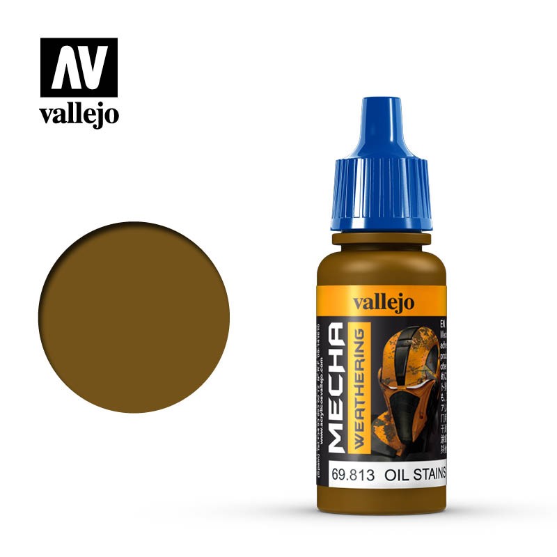 Vallejo Mecha Color 69813 Oil Stains (Gloss) (17ml)