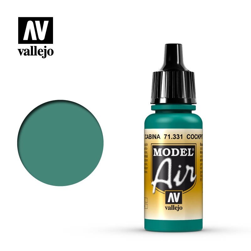 Vallejo Model Air 71331 Cockpit Emerald Green "Faded" (17ml)