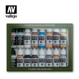 Vallejo Model Color 16 color Set 70102 Folkstone Special (16)