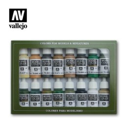 Vallejo Model Color 16 color Set 70109 Allied Forces WWII (16)